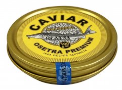 Sturgeon, lightly salt caviar CAVIAR MALOSSOL PREMIUM 100g
