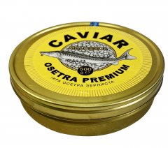 Sturgeon,lightly salt caviar CAVIAR MALOSSOL PREMIUM 500g