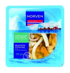 Купить Морской коктейль по-средиземноморски 170г Norven в 1й Икорный Супермаркет