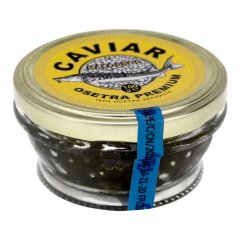 Caviar sturgeon lightly-salt CAVIAR MALOSSOL PREMIUM 100 g