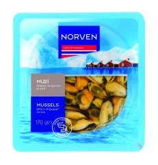 Mussels Savory in oil 170g